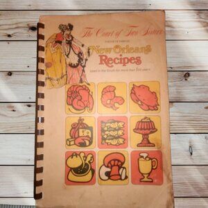 The COURT OF TWO SISTERS Vintage Cookbook - Southern Creole - Louisiana Recipes